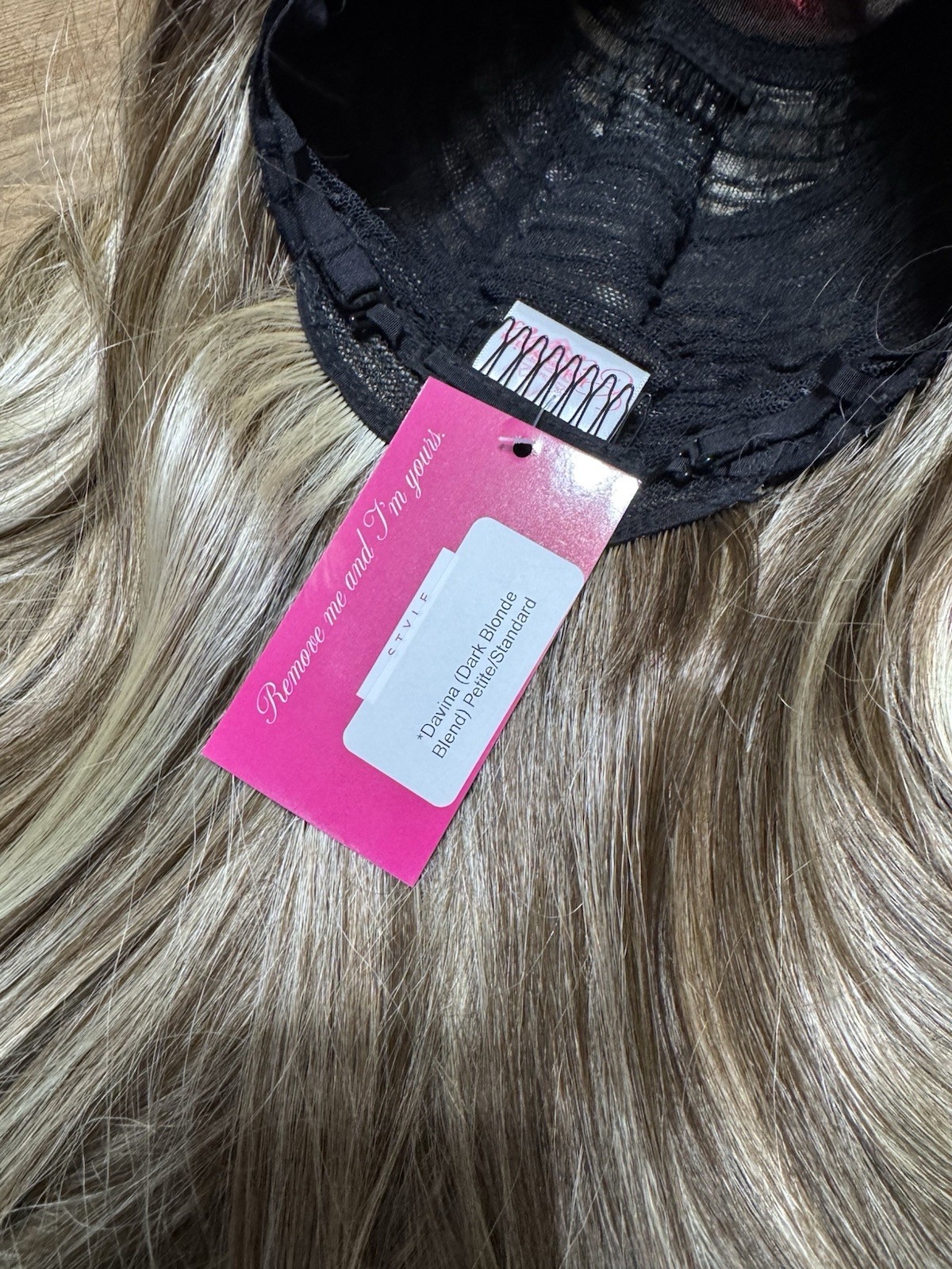 Chelsey Smith Crowns Davina Lace Front Wig Dark Brown Blonde Layered 25in