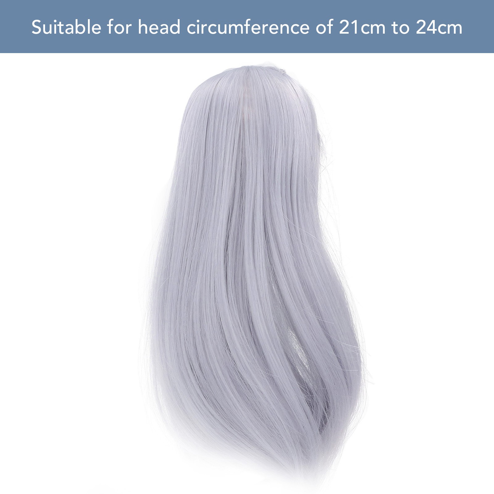 8in To 9in Doll Hair Wig High Temperature Fiber Mesh Long Curly Doll Hair