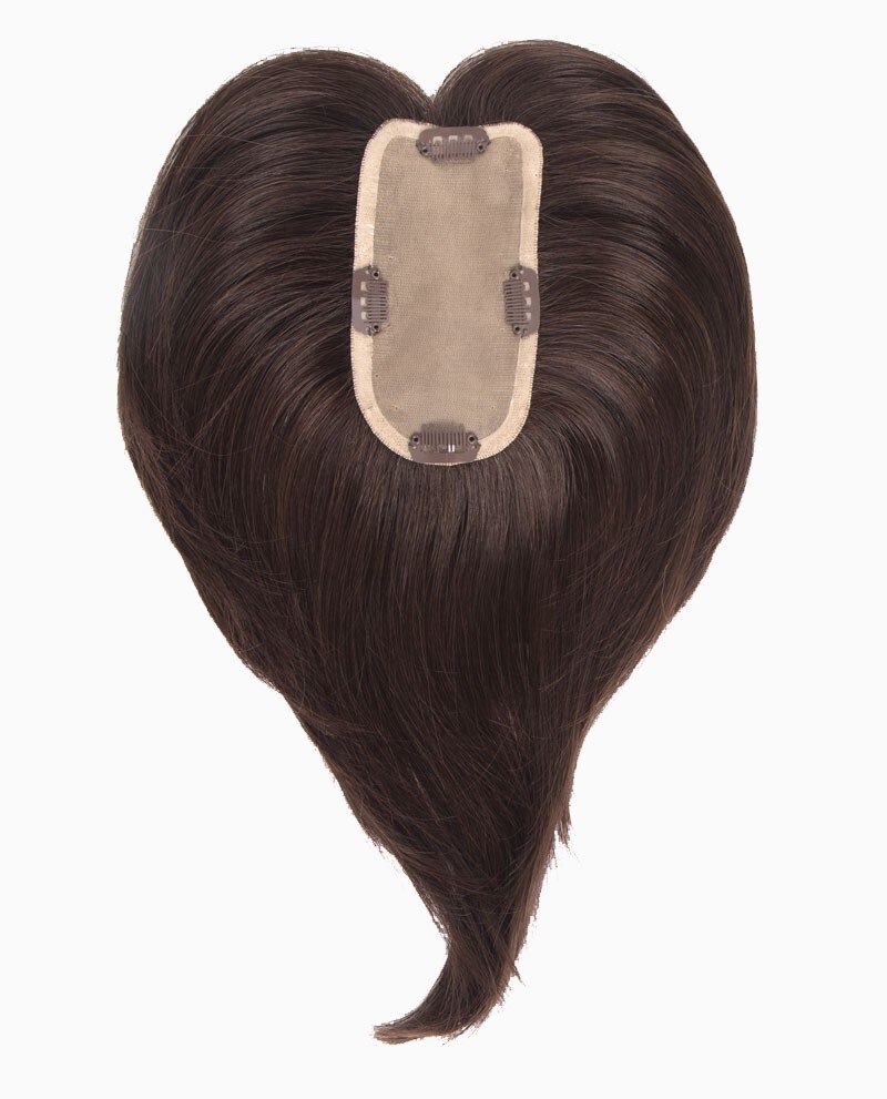 GLOW FRENCH 8 INCH WIG TOPPER Estetica REMI 100% HAND-TIED U PICK COLOR