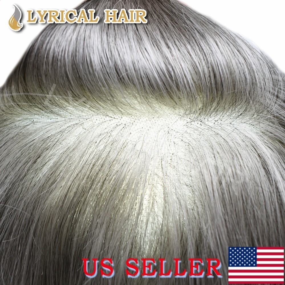 Lyrical Hair Lace Front Mens Toupee Natural Hairline Human Hair Hairpiece System