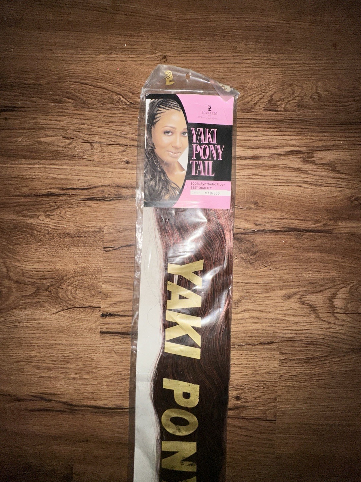 Yaki Pony Synthetic Hair Fiber Color M1B/ 350 NEW! Sealed!