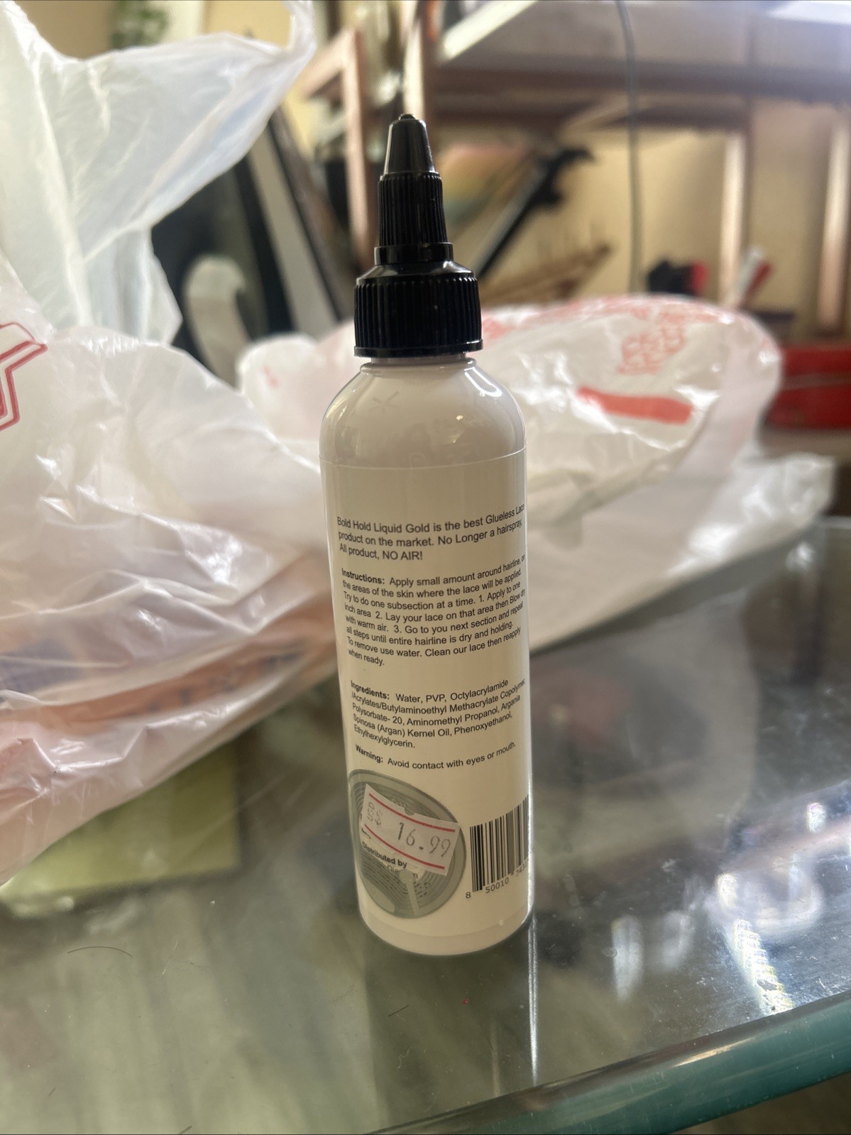 Bold Hold Liquid Gold Reloaded Glueless Lace Gel For Wig 4 oz | FREE SHIPPING