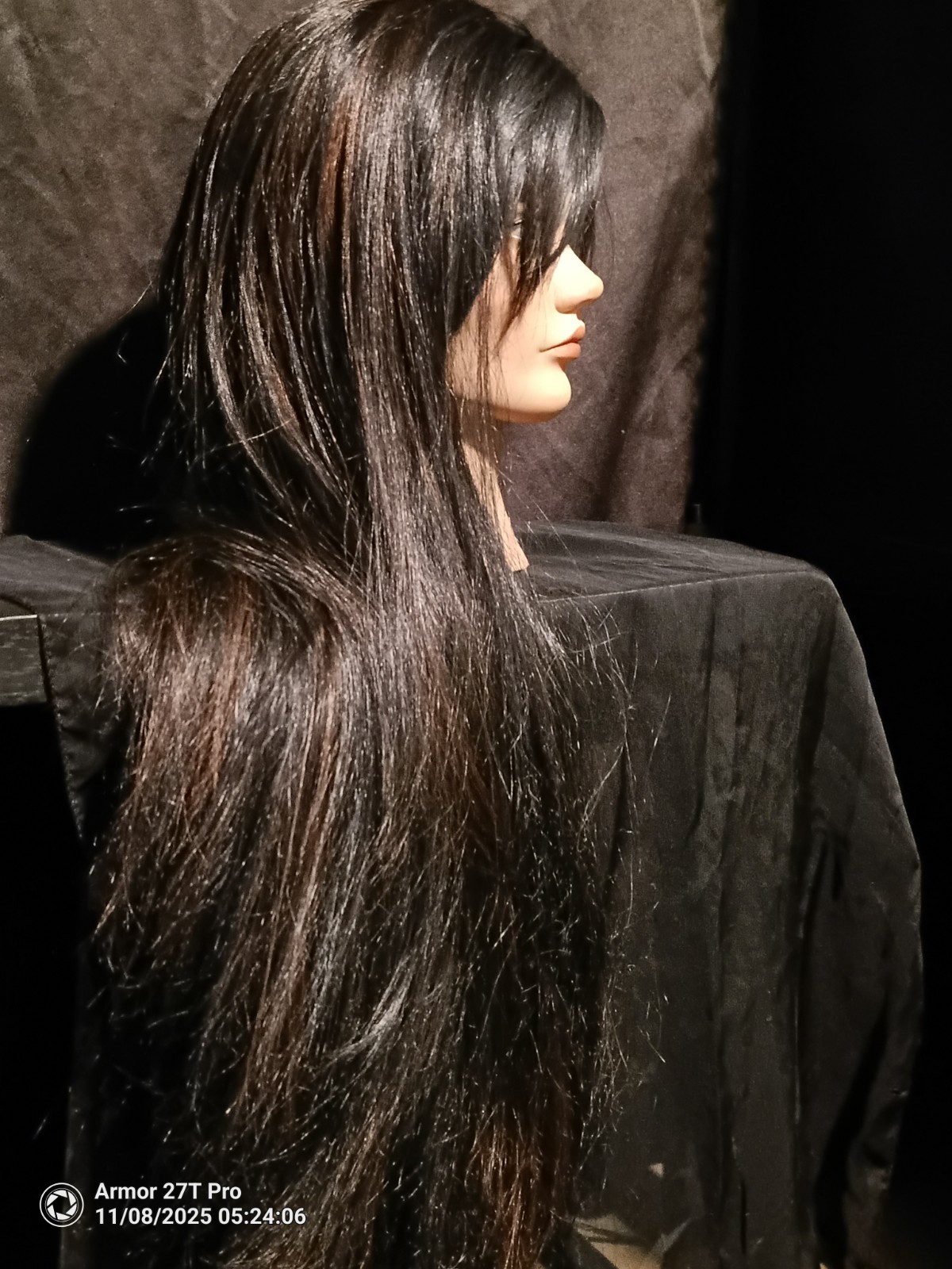 Vanessa 100% Brazilian Hair Dark Brown Full Lace Wig