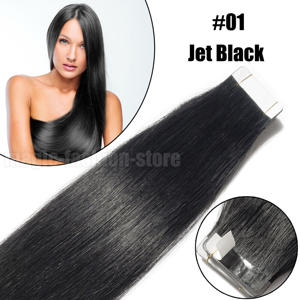 Invisible 150G Glue Skin Weft Tape In 100% Remy Human Hair Extensions Thick SALE