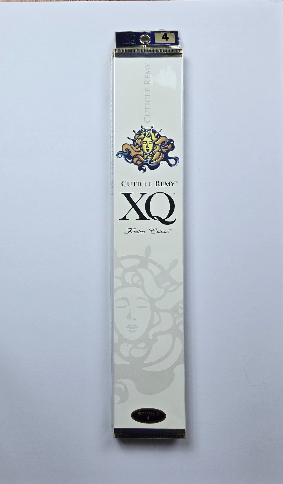 SHAKE-N-GO XQ CUTICLE Remy Yaky Human Hair Weave 14″ #4