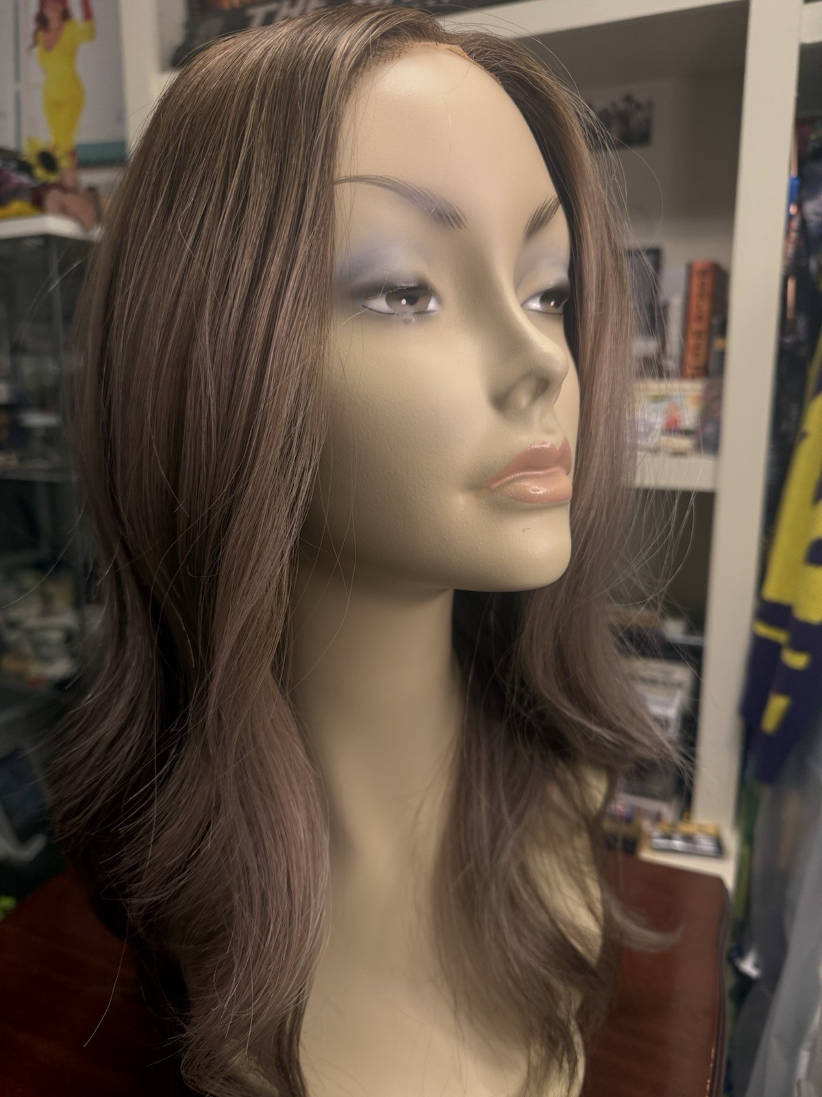 Chelsey Smith Crowns Farryn Lavender Smoke Large Wig EUC With Satin Bag & Box