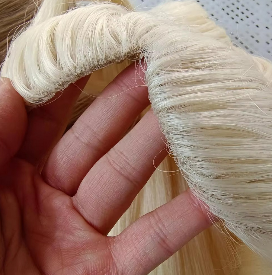 20″Customize Spider Seamless Octopus Clip in Hair Butterfly Clip in Wefts Topper