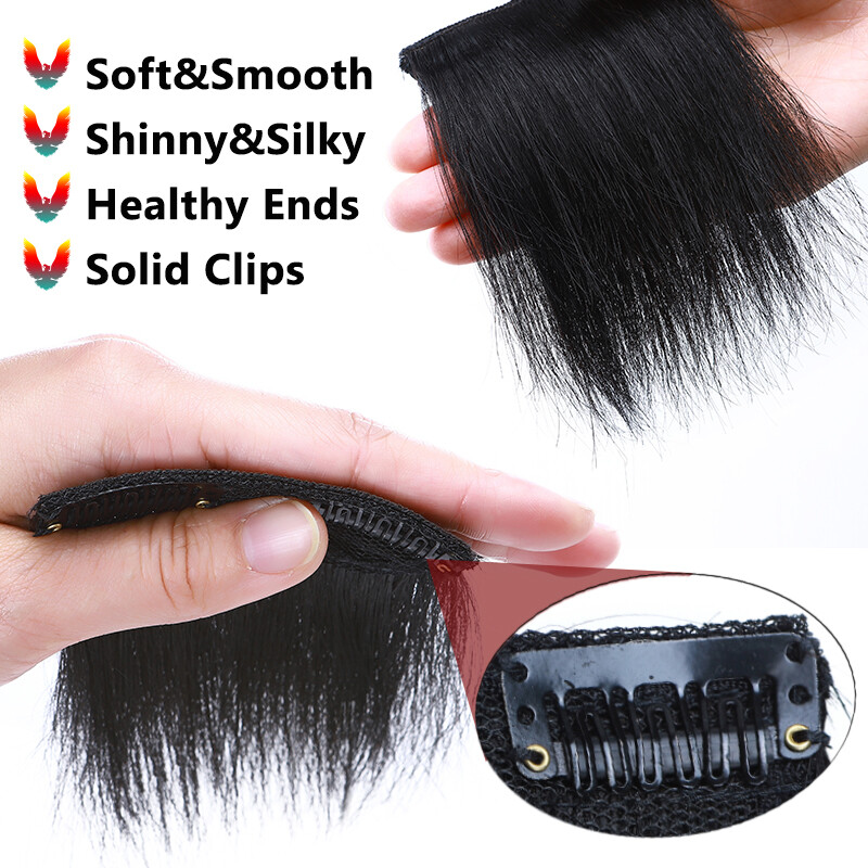 4″6″8″10″12″ Short Mini Clip In 100% Remy Human Hair Extensions One Piece Weft