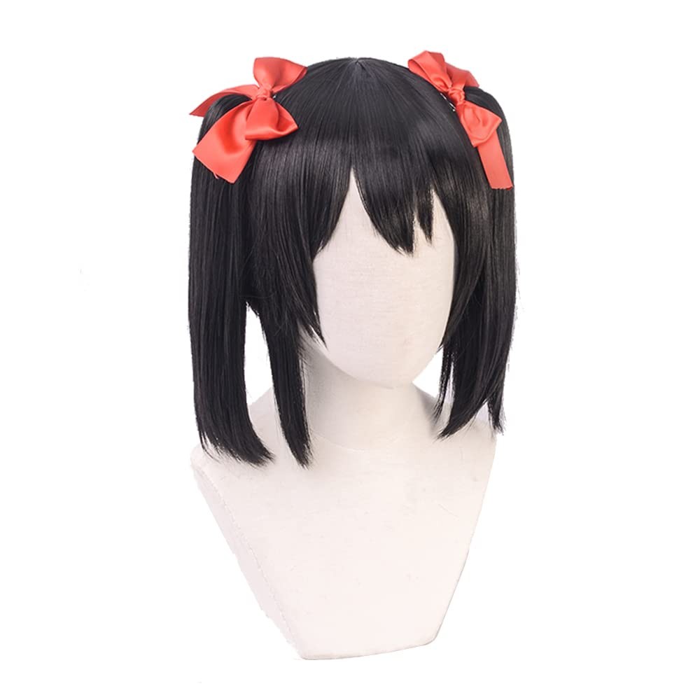 SUNXXCOS Straight High Temperature Fiber Hono cosplay Clip On Ponytail hair a…