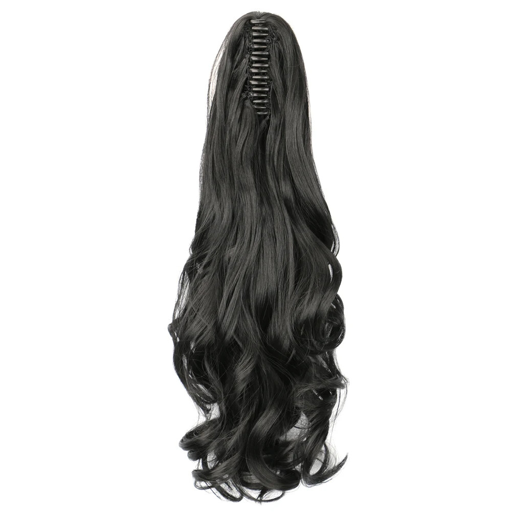 18″ Large Claw Ponytails Clip in Hairpieces Claw on Pony Tails Hair Extensions