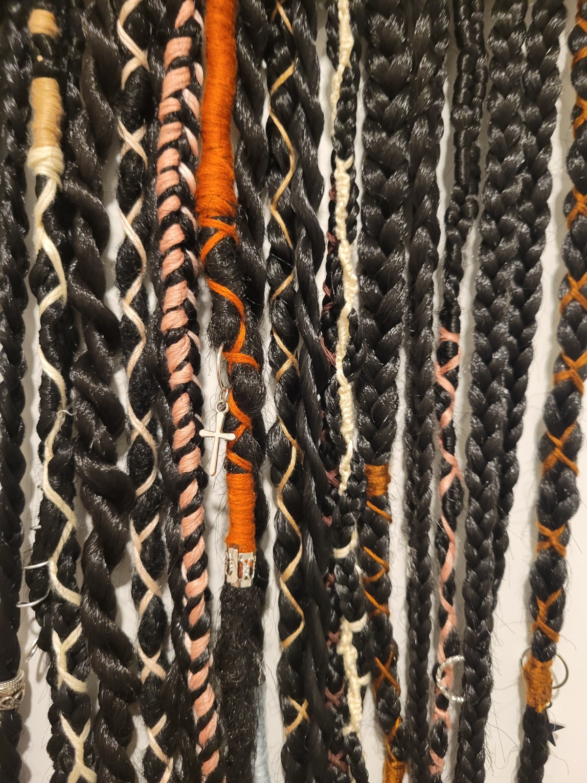 Synthetic Dread Extensions( Set) Handmade /Single ended Boho Locs & braids hair