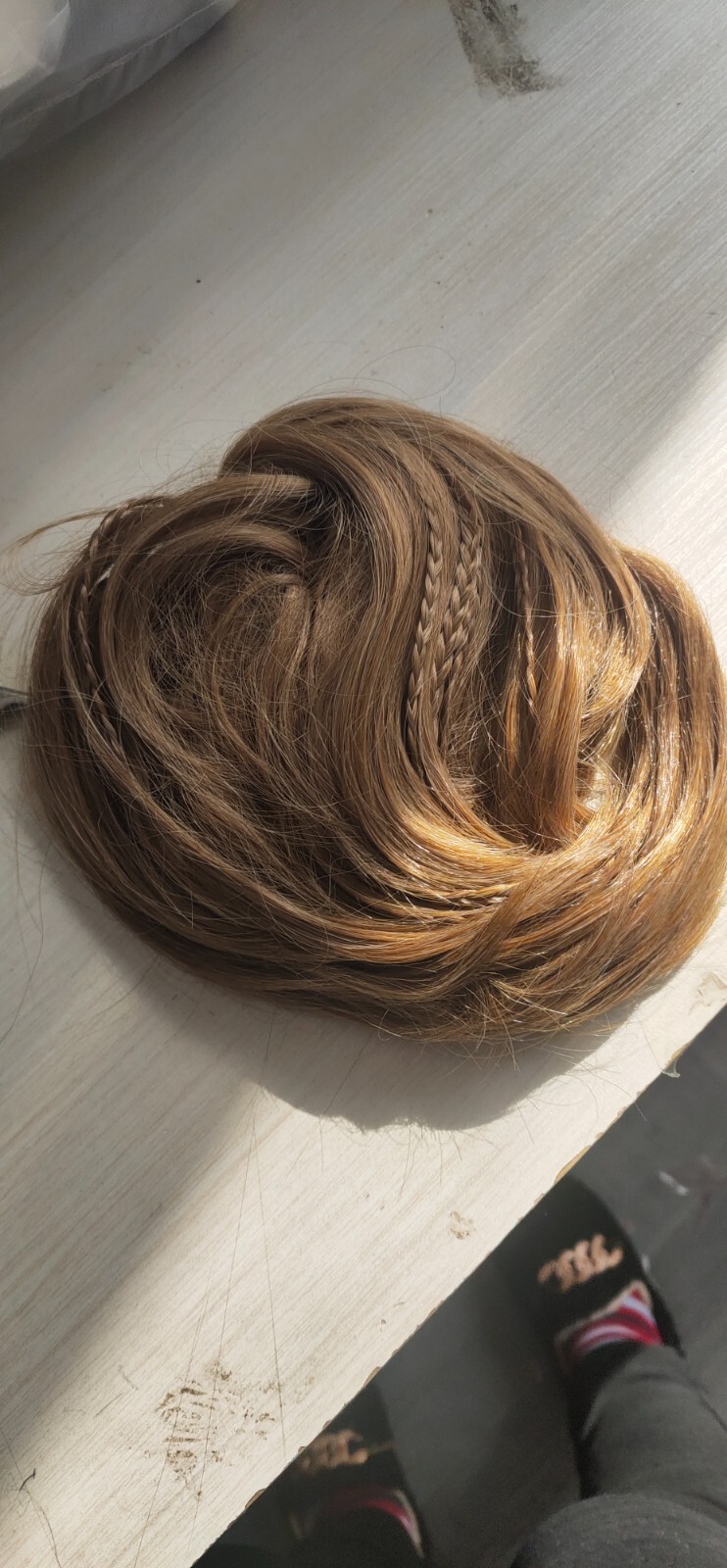 Short Braided Bun Scrunchies Updo Wrap Messy Hairpiece Ponytails Hair Extensions