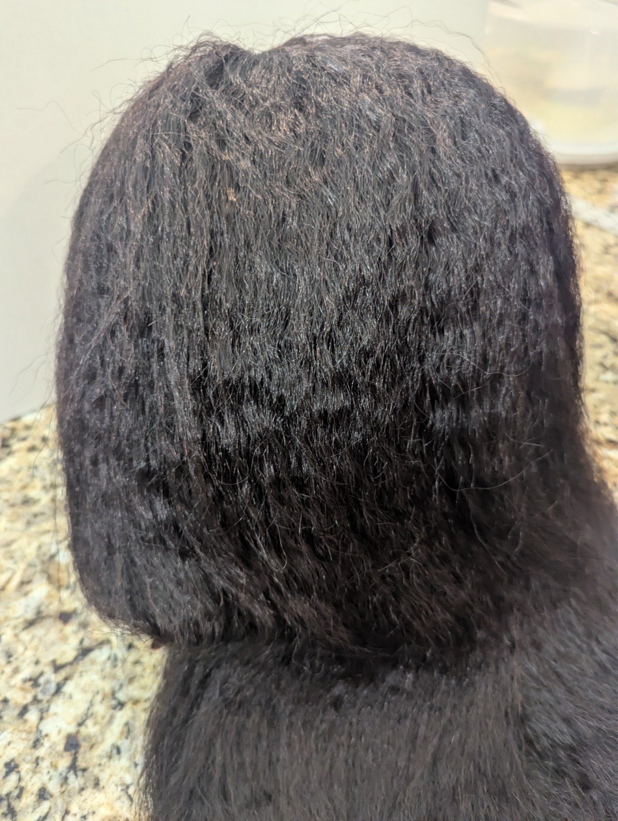 QVR Queen Virgin Remy 16″ Human Hair Wig Kinky Curly Black Y1B