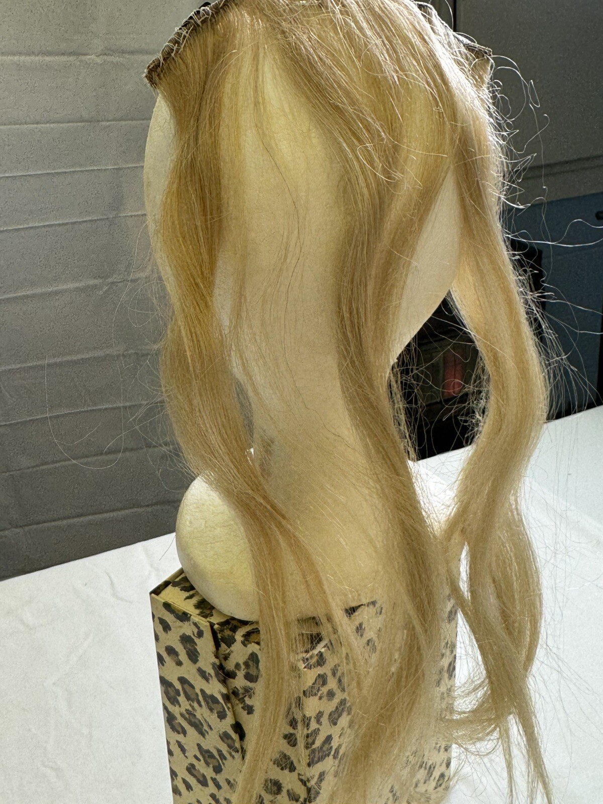 Hair Extensions 15″ gold & Light Blonde Synthetic Hair + Comb Clip Extension
