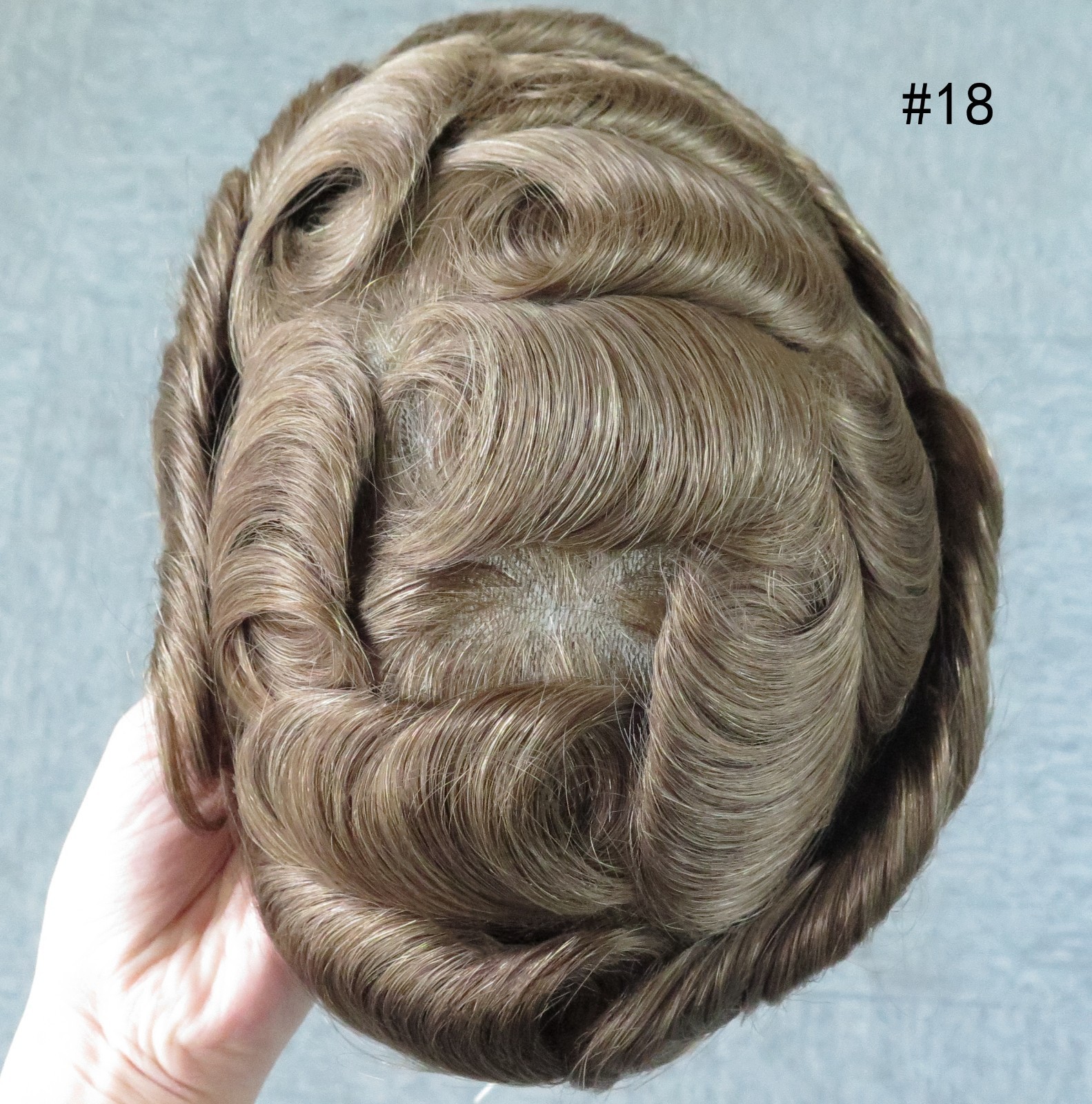 Toupee For Mens Human Hair Replecement System Lace Skin MONO Durable System Hair
