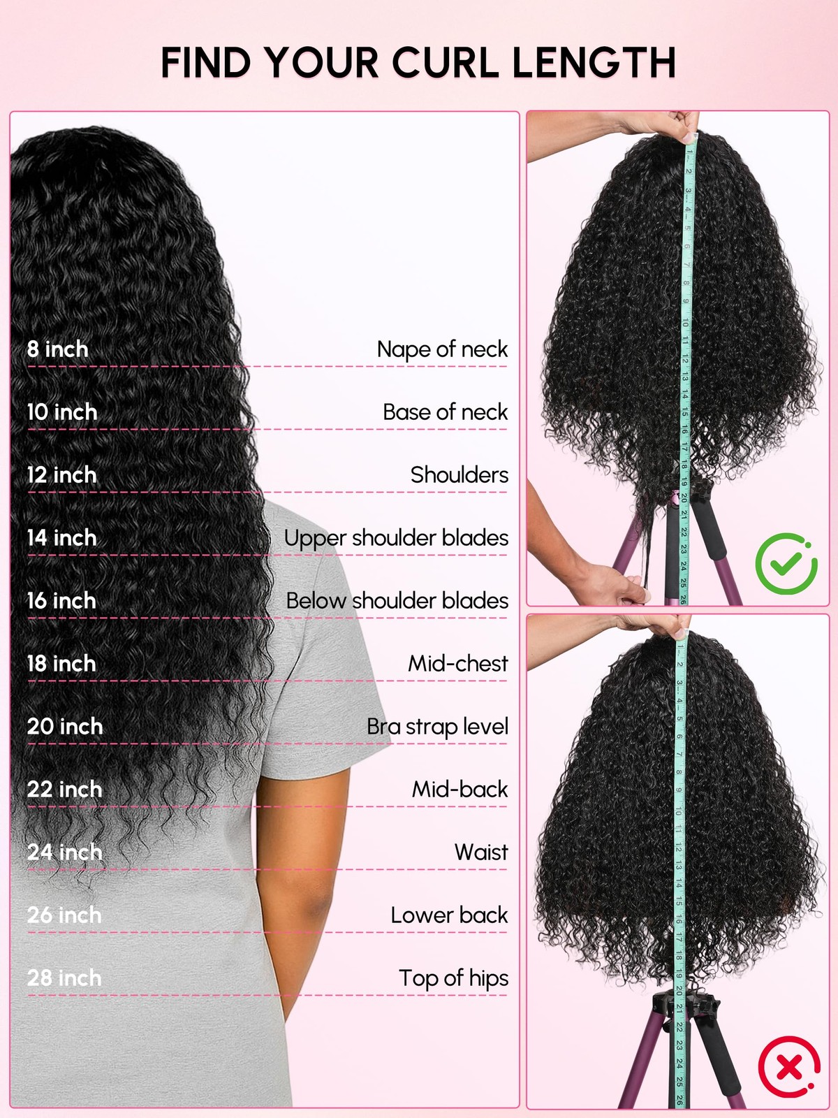 Shangyinfa 180 Density Half Wig Water Wave Human Hair Drawstring Pre Blend 4C