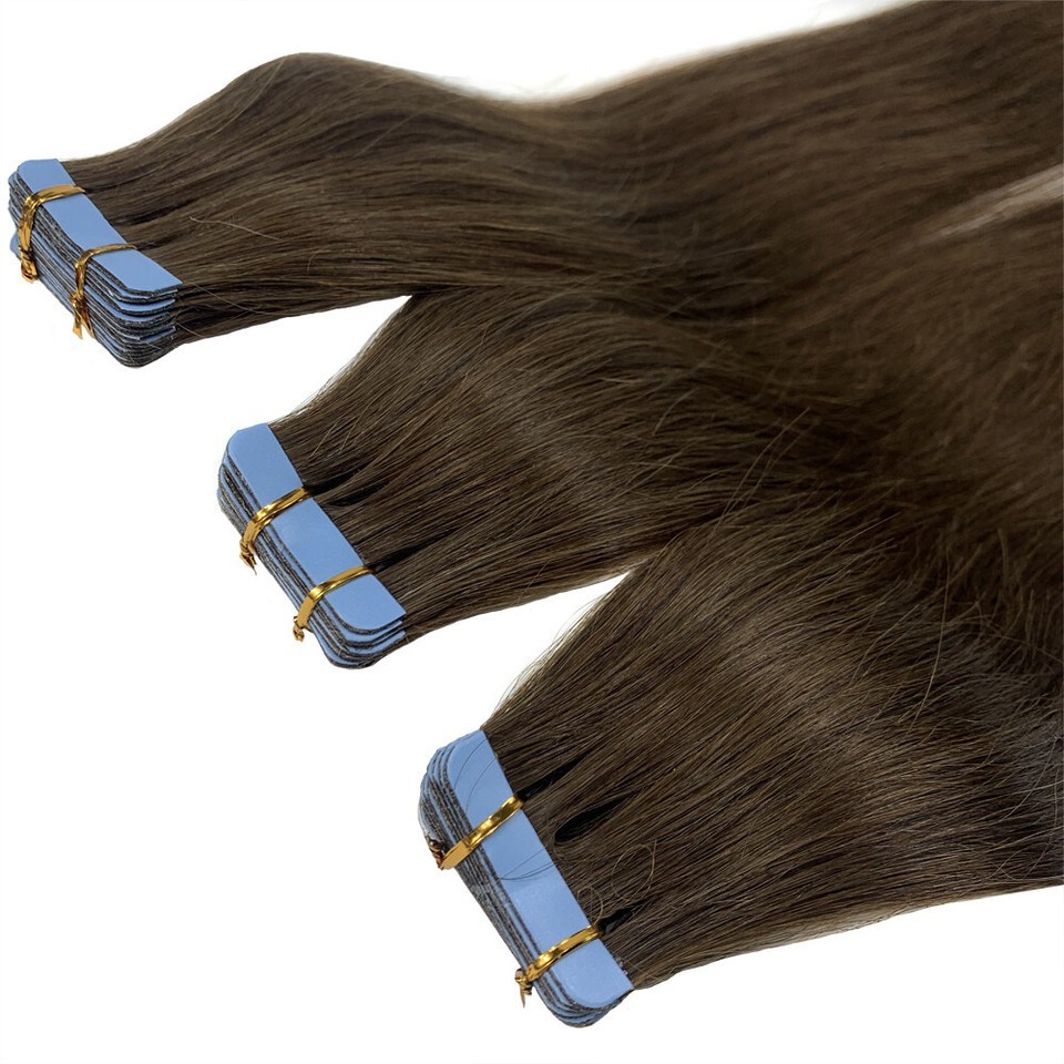 Invisible Tape In Hair Extensions 100% Real Human Hair Highlight Fashion Hair