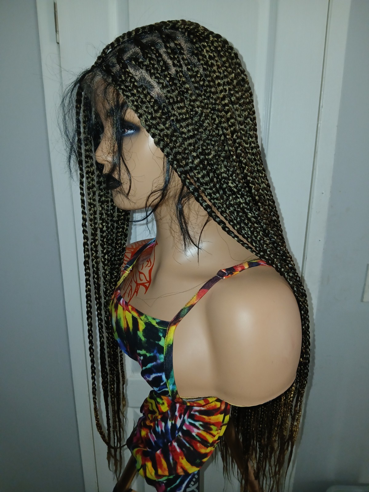 Full Lace| Braided Wig| Shipping | 52″
