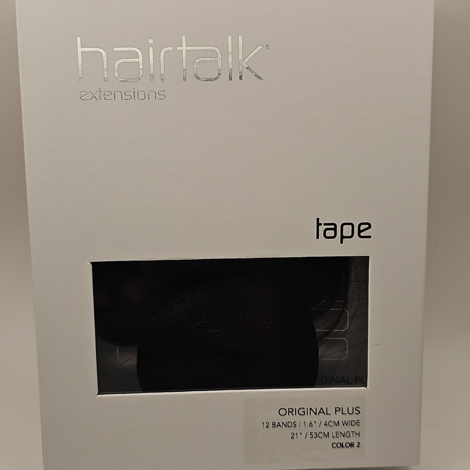 Hairtalk Extensions Tape-In 12 Bands 21″ / 53 cm Length color # 2