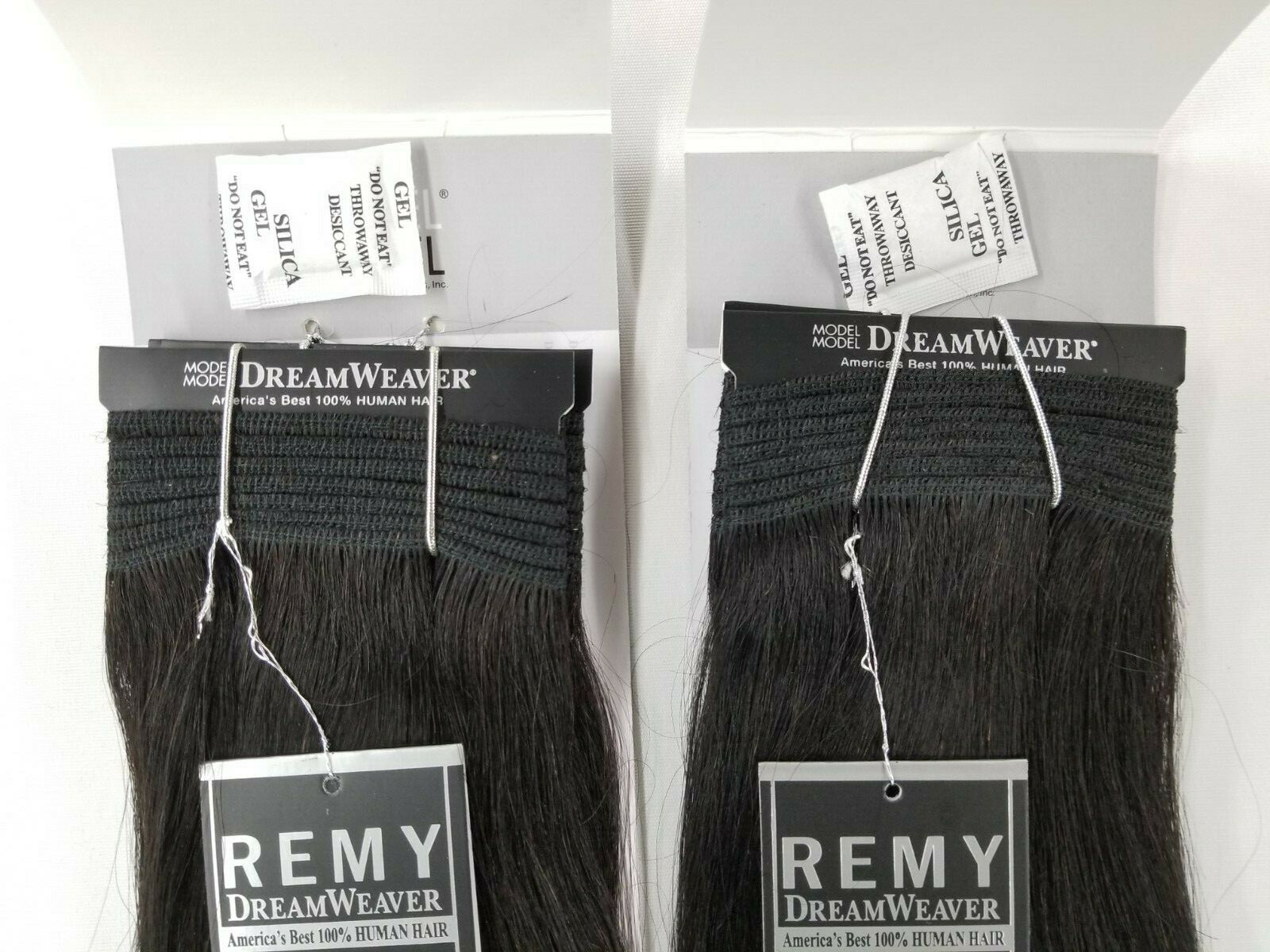 2 Packs ModelModel Remy Dreamweaver Yaky 100% Human Hair Extension 12″~Off Black