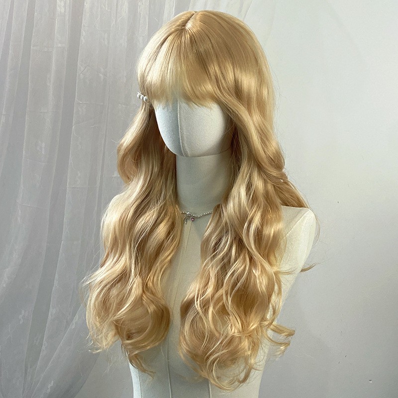 Women Curly Wigs Long Full Hair Girl Universal Cosplay Costume Anime Wave Wig AU