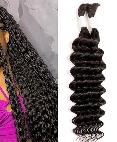 Deep Wave Human Hair Extensions Bohemian 16-28in No Tangle Smooth 25g Bundles