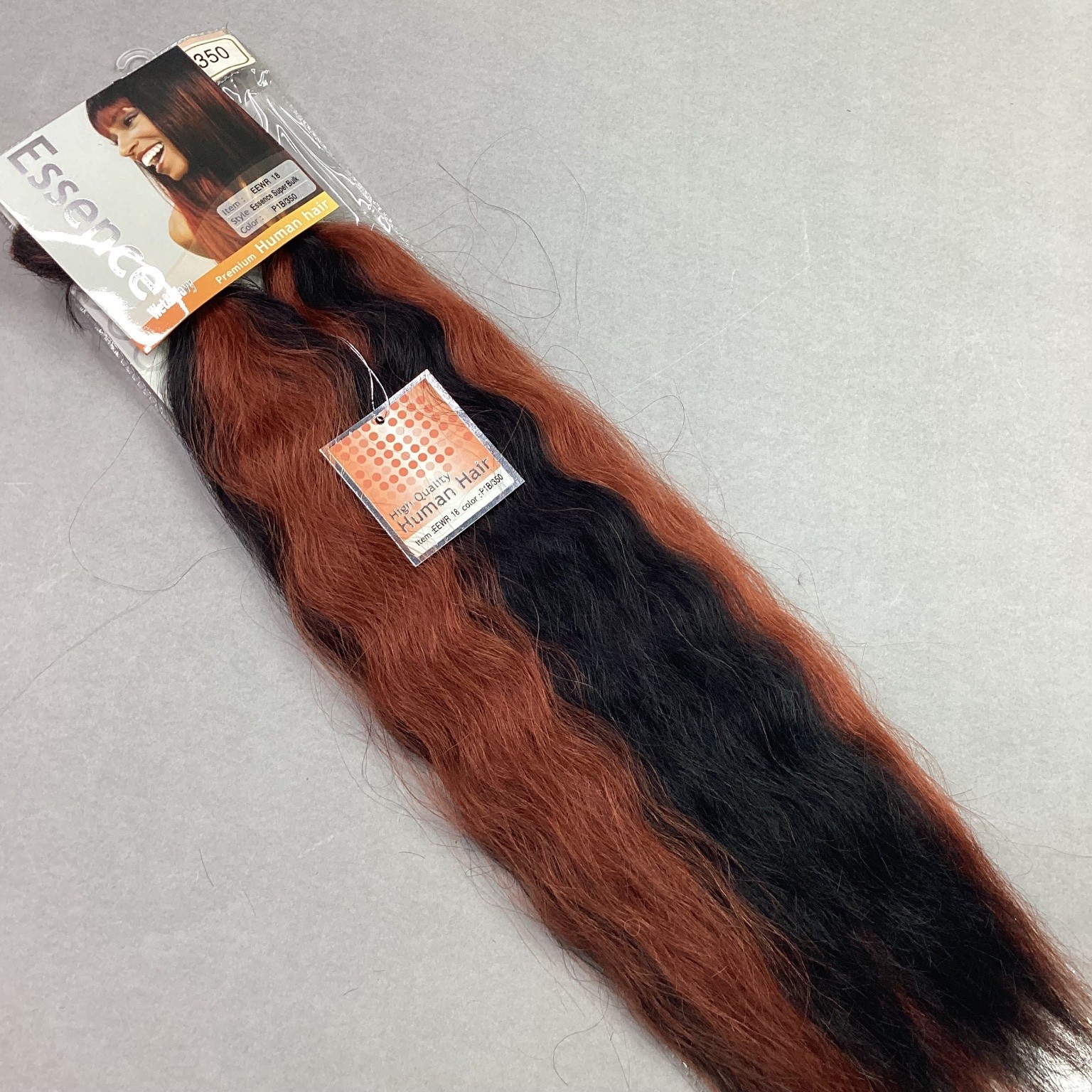 Essence EEWR 18 Super Bulk Premium Human Hair Extensions P1B/350 Wavy
