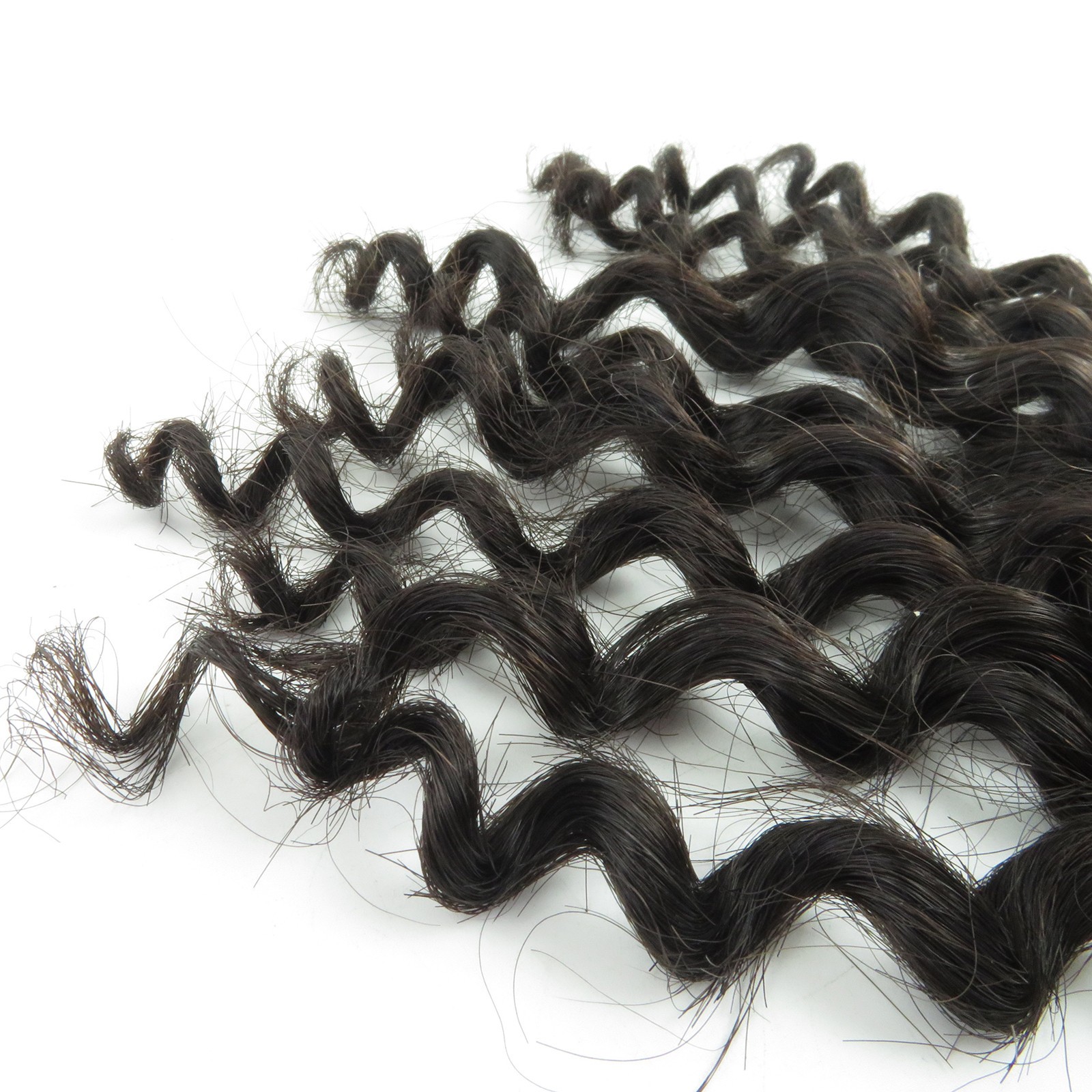 Clips on Jerry Curly Hair Bangs Clip in 100% Human Hair Front Bangs For Women
