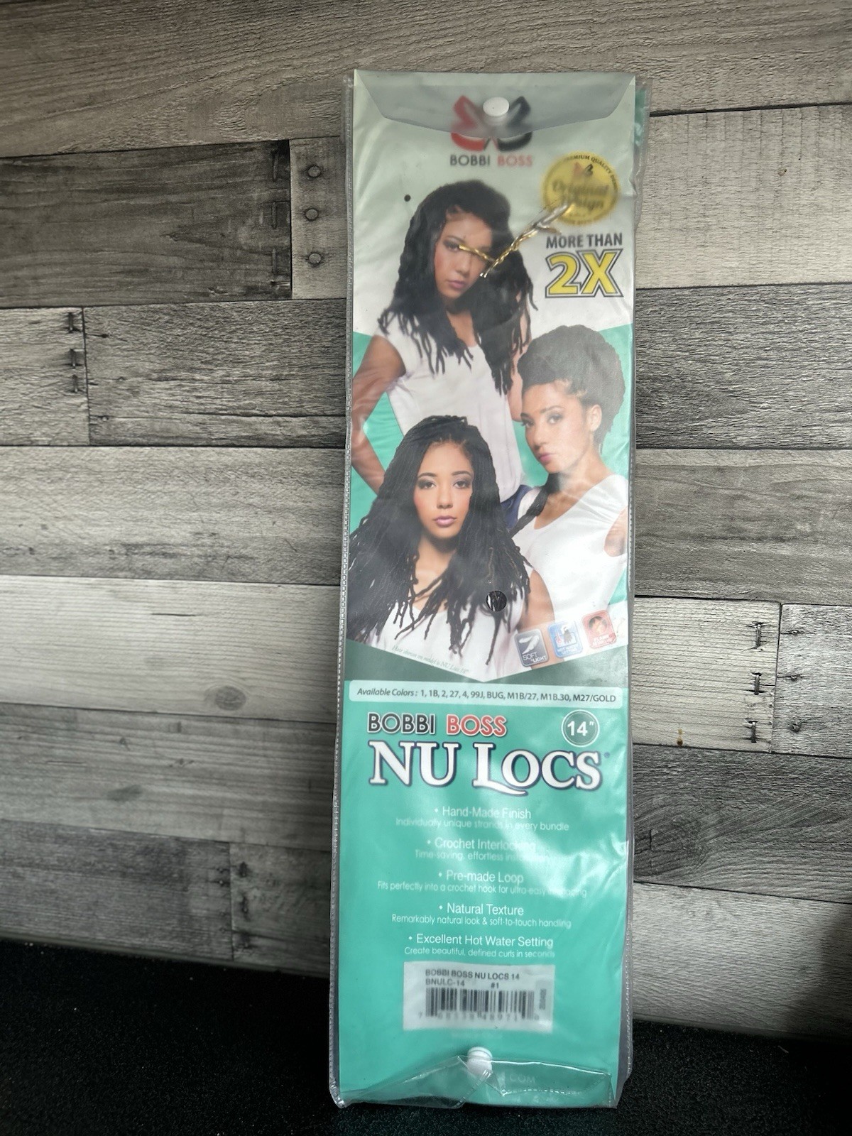 Hair Extensions, Lot Of 3, NuLocs 14”, Kinky Twist 12”, X-Preston 36” New In PAC