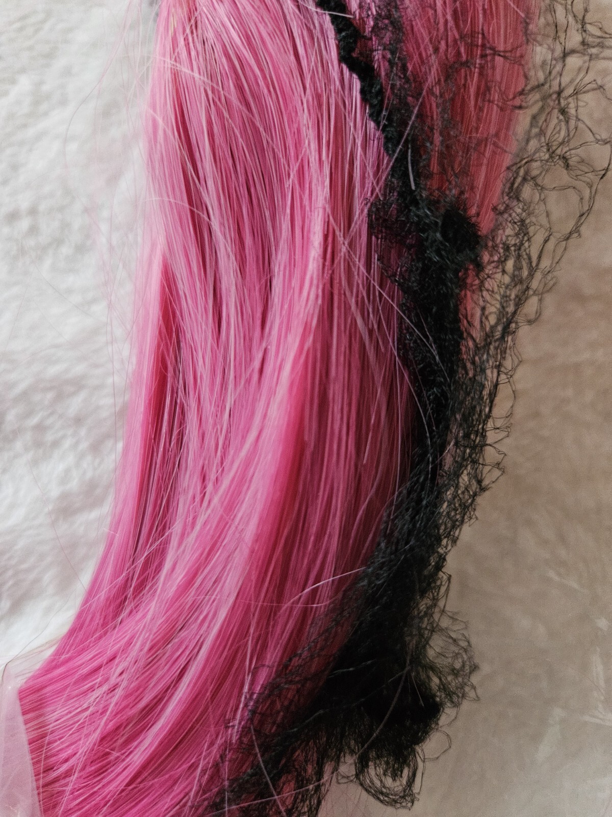 Wig Clip Flamingo Pink Silky 40 Inches Straight Cosplay Arda Costume NEW