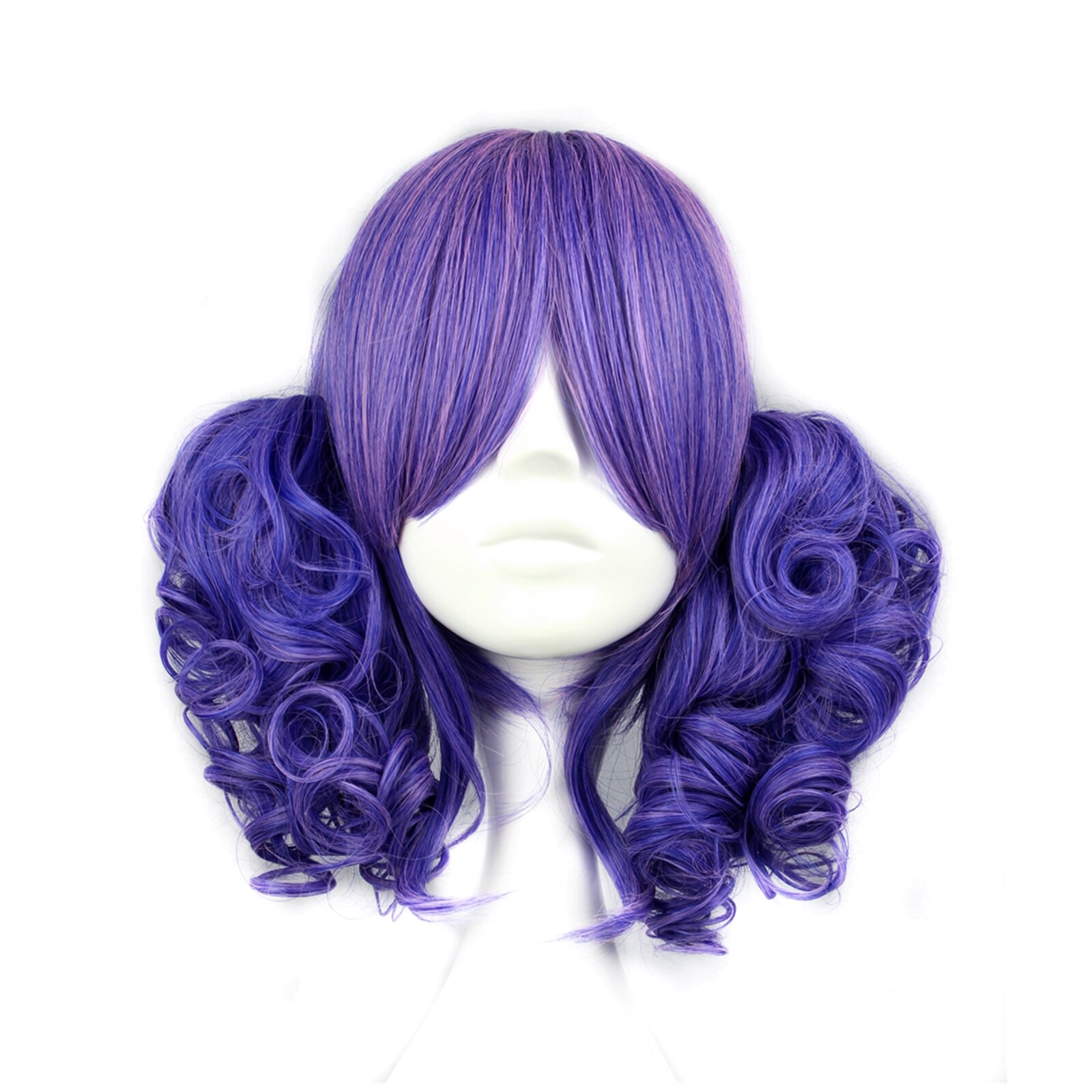Cosplay Wig Party Wigs Full Synthetic Hair 35cm/13.8″ Lolita Cute Blue Purple