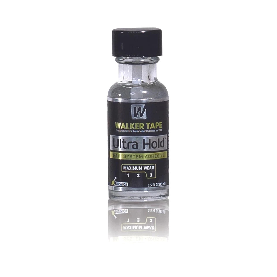 ULTRA HOLD LACE WIG ADHESIVE GLUE BY WALKER TAPE 0.5OZ WITH BRUSH