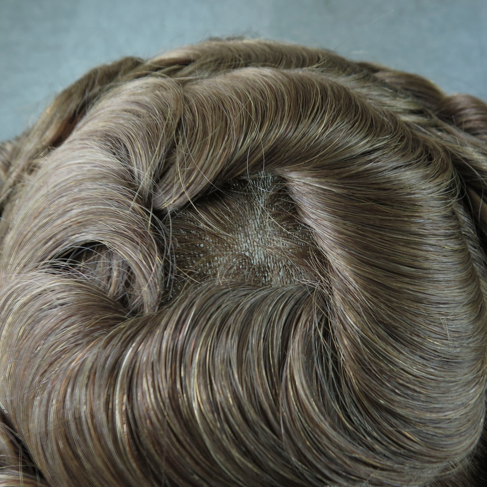 Mens Toupee Unit Human Hair Replacement System 0.05mm Thin Skin Hairpieces