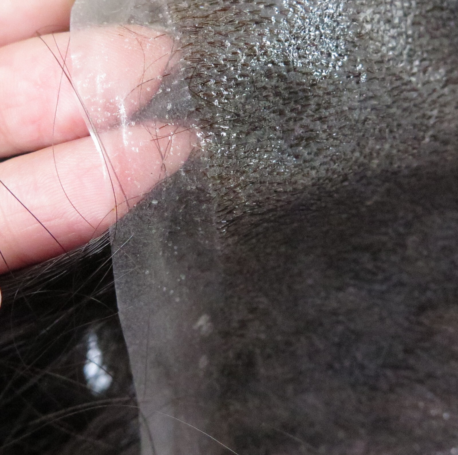 Mens Toupee European Virgin Human Hair Replacement System All Injection Skin 7×9
