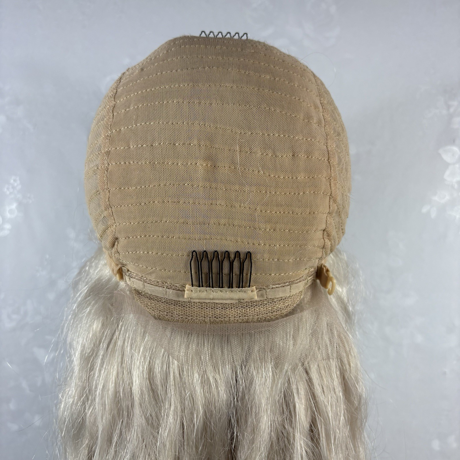 28” 100% BRAZILIAN Human hair Daily wear WIG! Lightest Platinum Ash blonde