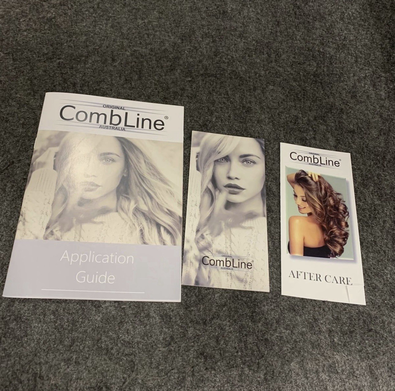 CombLine Professional Bonded Hair Extension Kit w/ Adhesive, Remover, Case