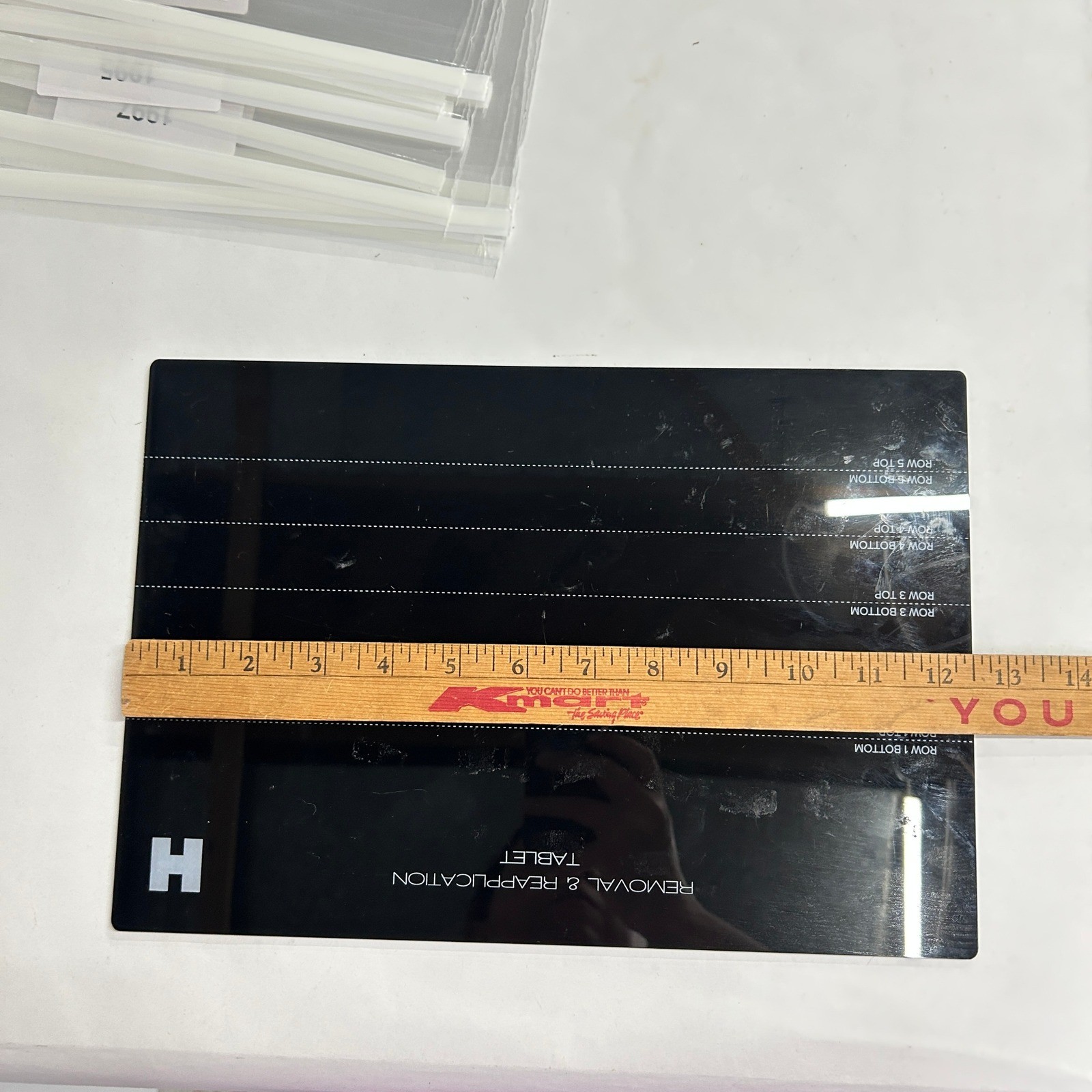 Hotheads Removal Reapplication Tablet Tape In Hair Extension Salon Tool Board