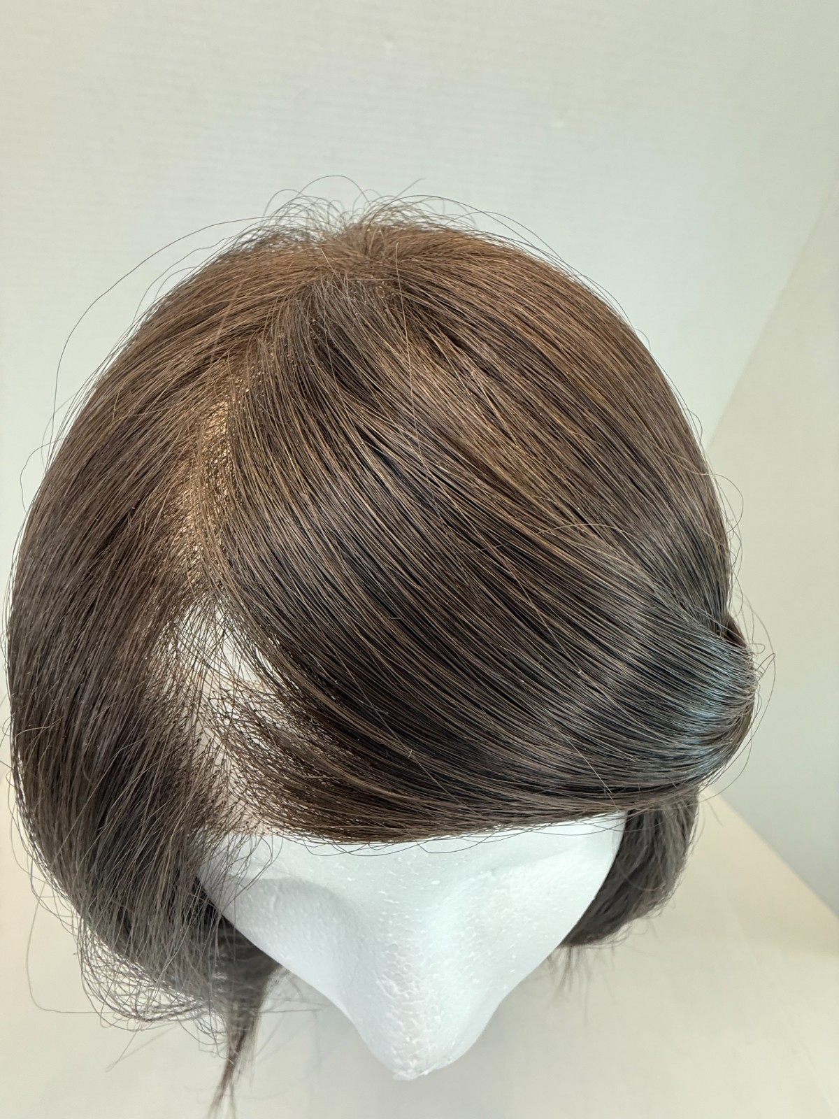 Custom Handmade Wig Brunette 15in Hair Cancer Alopecia Use