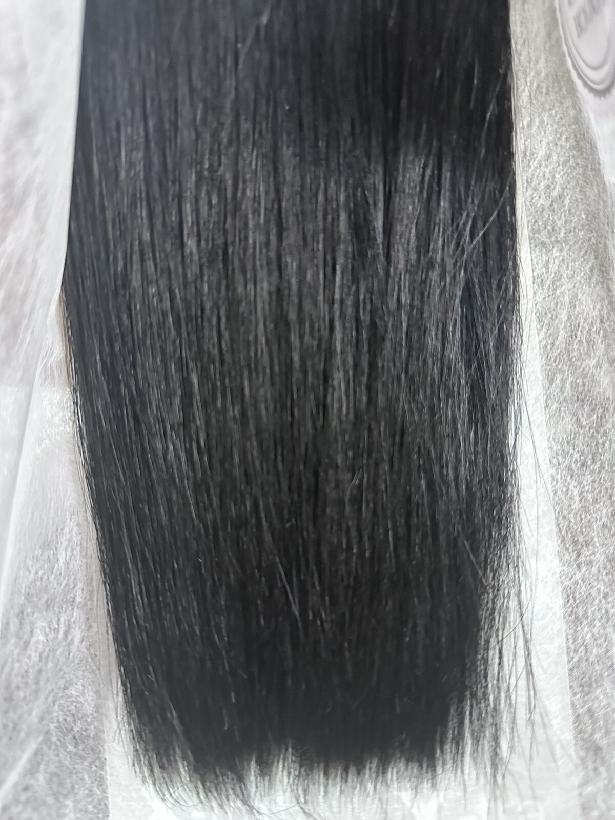 18″ 100% Human Hair Quality Remy Touch Tangle Free Yaki Hair Extensions Color 1B