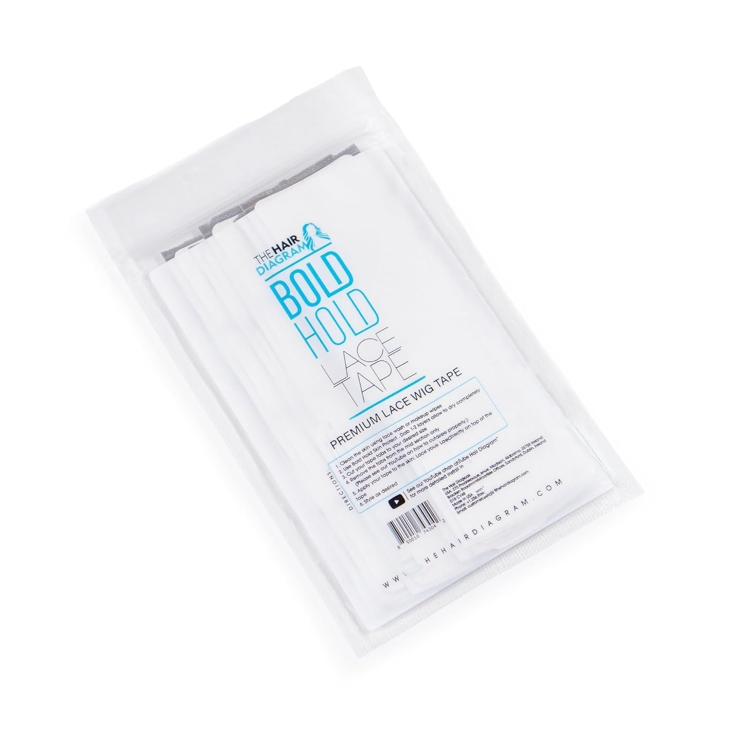 Bold Hold Lace Wig Tape 40ct Strong Double-Sided Invisible Adhesive Strong Hold