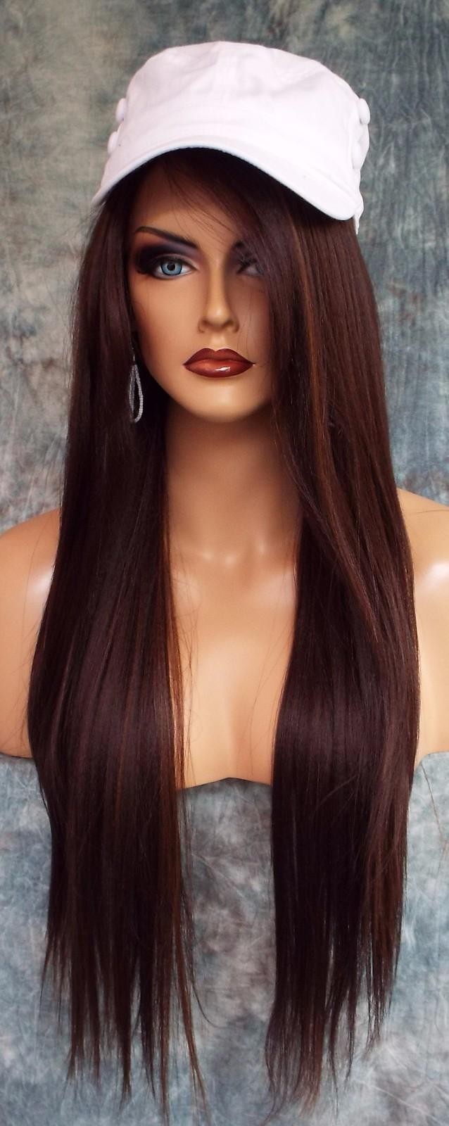 LACE FRONT C PART STRAIGHT WITH SIDE BANG WIG CLR FS4.30 GORGEOUS SEXY 468