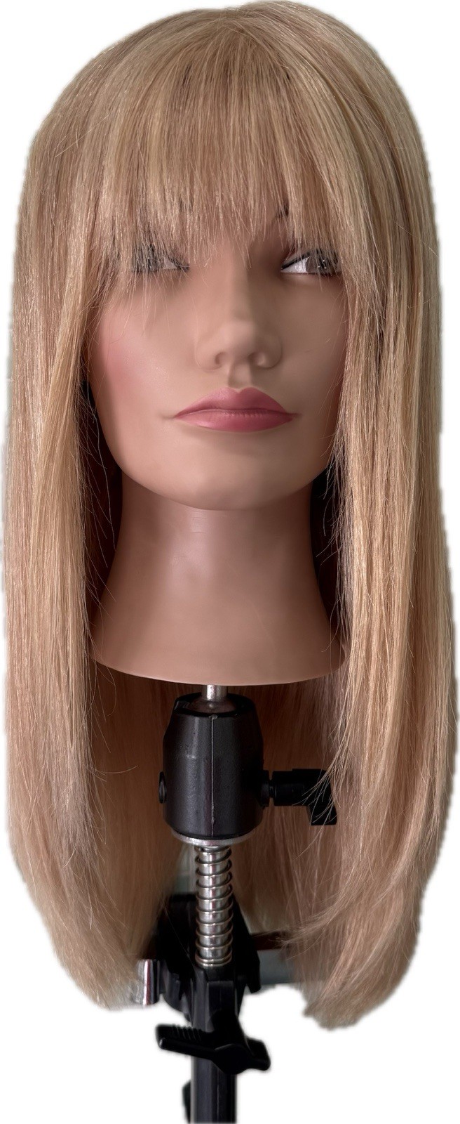 Louis Ferre 100% Human Hair Wig Monofilament Top Mono Long Blonde 18″
