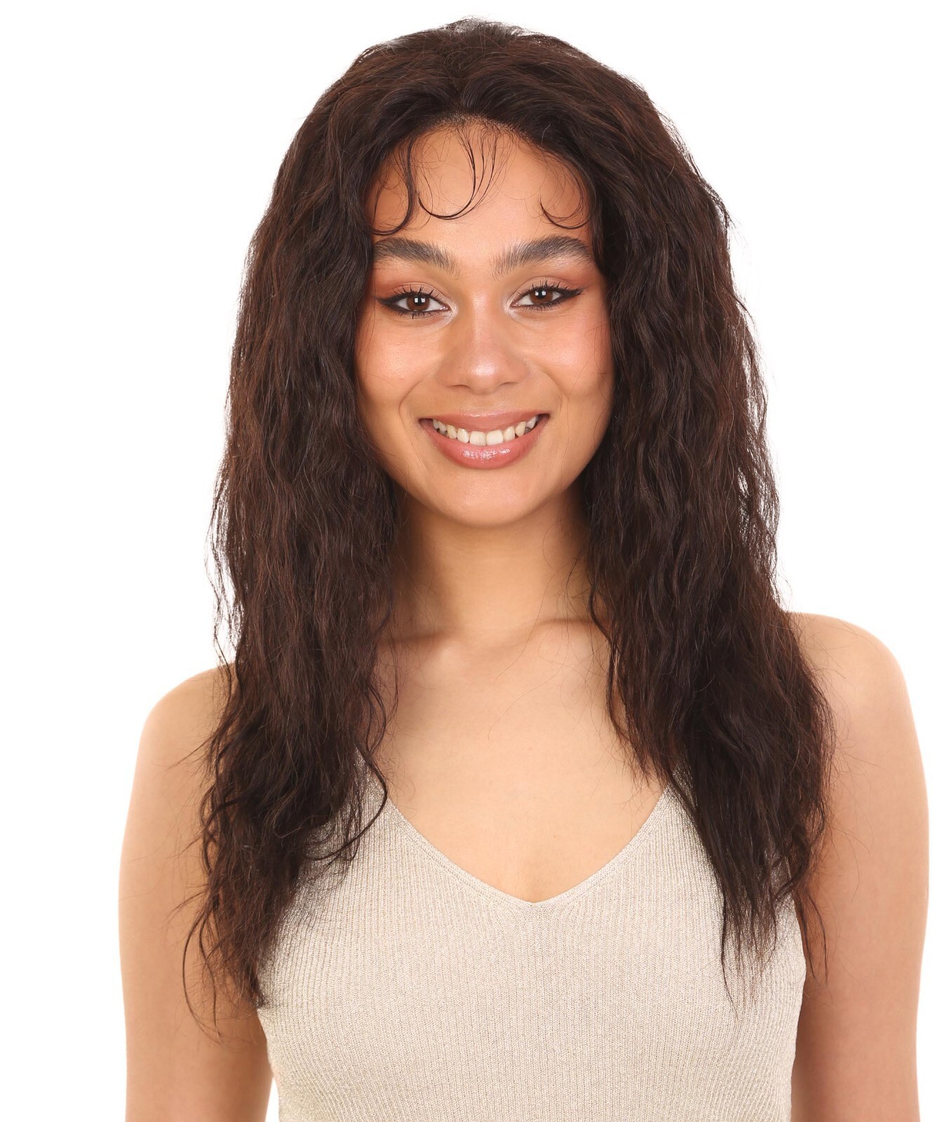 LUXLUXE Bianca 22-inches 100% Human Hair HD Lace Wig, Heat Resistant, BLH-0009