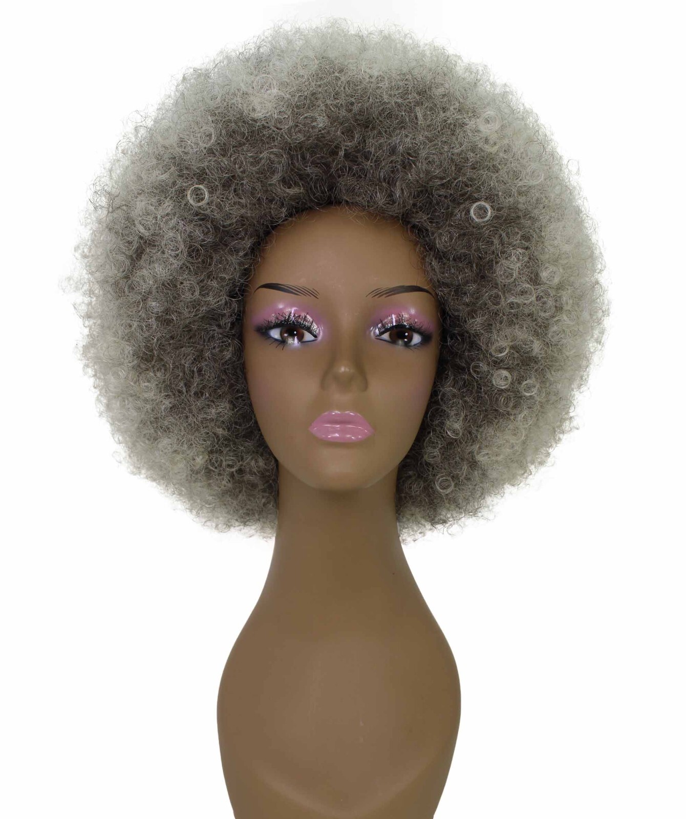 LUXLUXE Taylor Curly Afro 14″ Full Wig Full Cap Wig Heat Resistant Fiber BF-0004