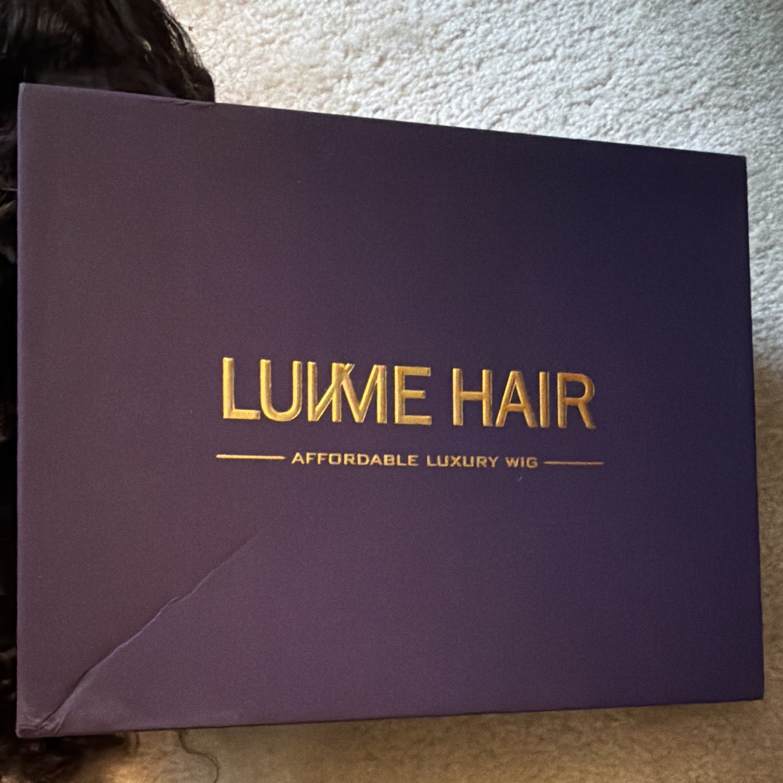 Luvme Hair Curly Black Human Hair Wig Clip-In Classic Cap 21-30 in