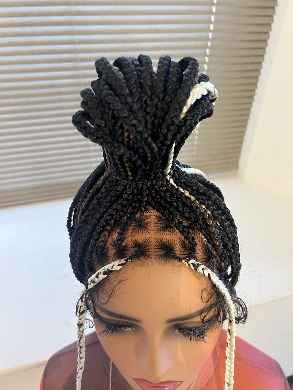 Multi Color Medium Box Braids, Ready To Be Shipped Next Day. (Free Shipping)