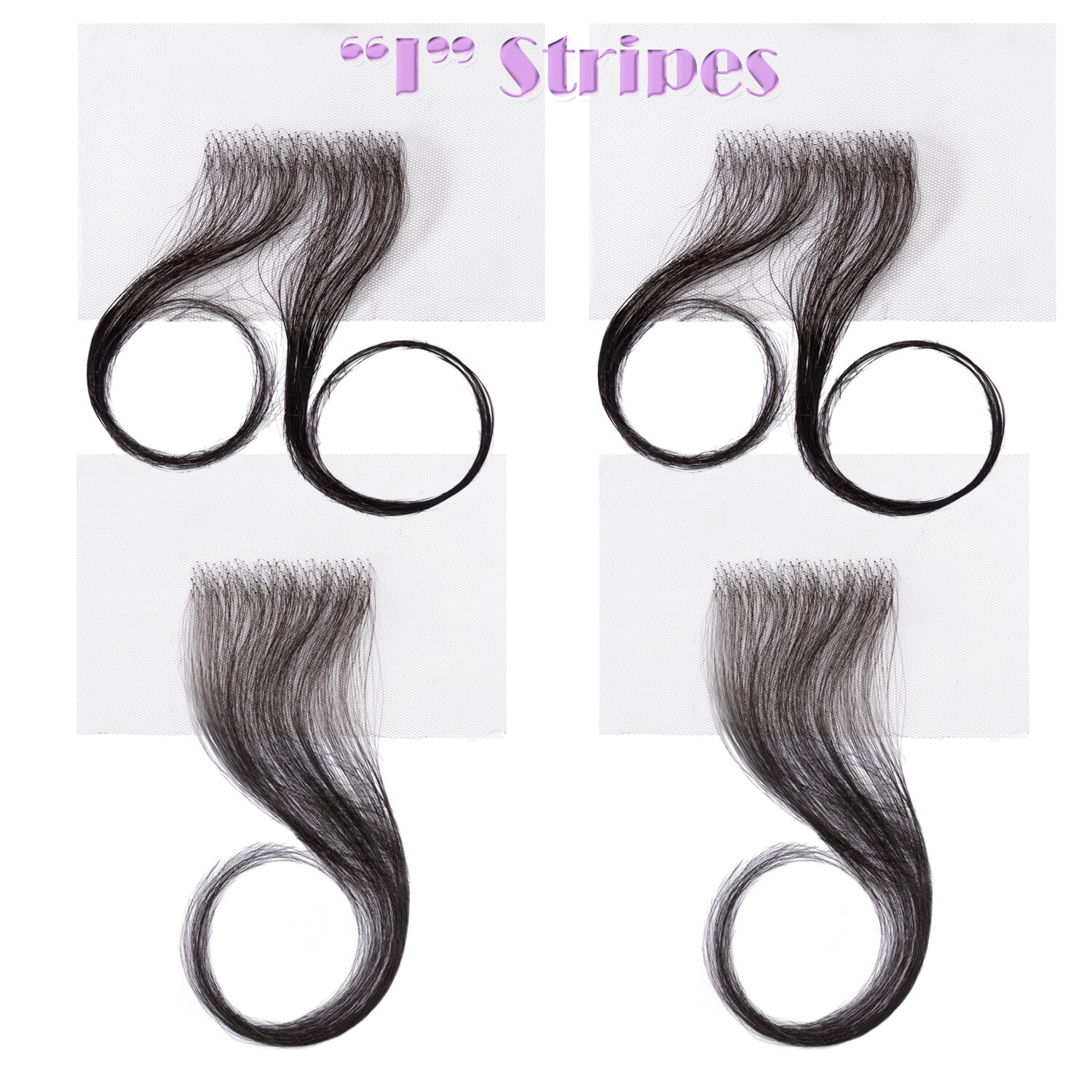 Edges Hair Lace Baby Hair Strips Invisible Hairline 100% Virgin Human Hair Edges