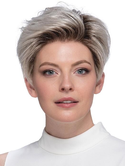 PETITE EASTON WIG Estetica -CHROME RT1B-MONOFILAMENT TOP-LACE FRONT