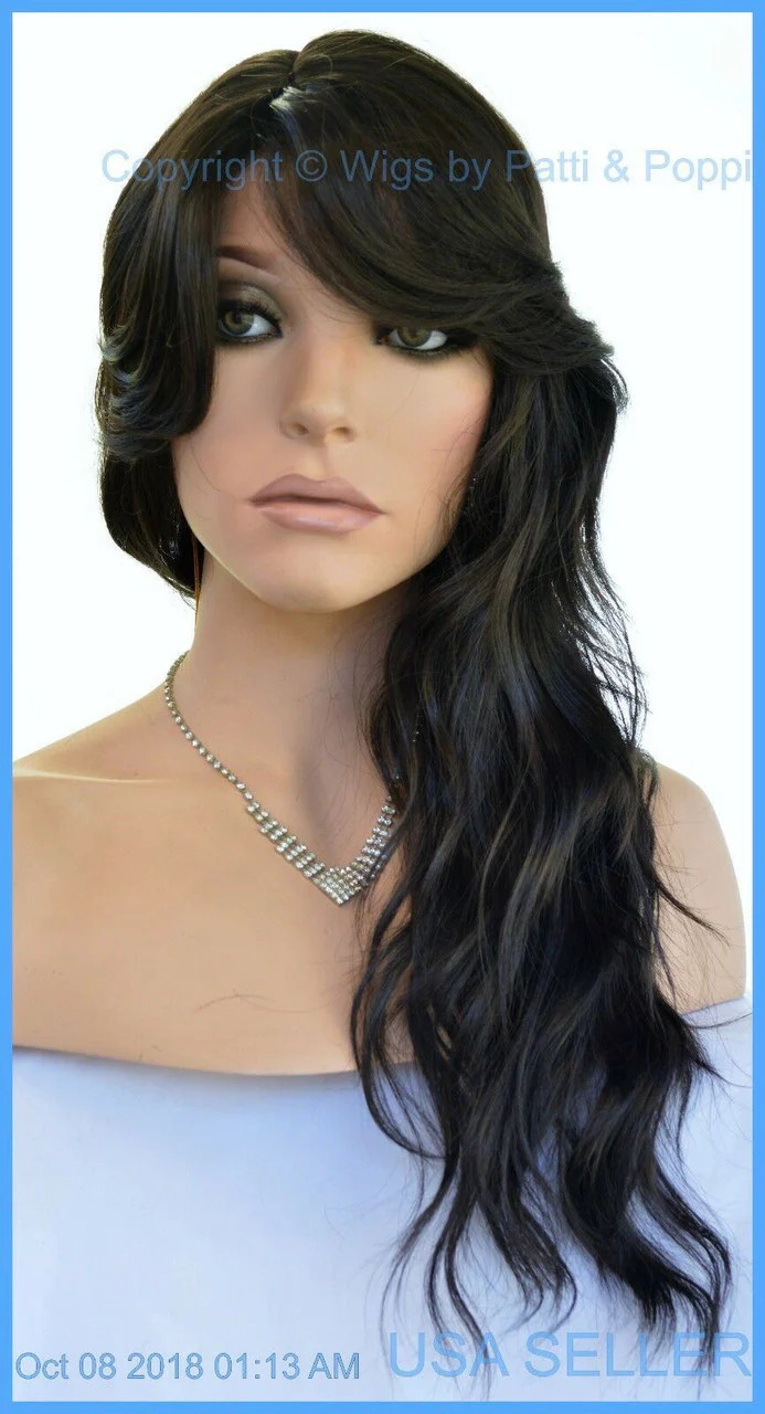 LACE FRONT HAND TIED EAR TO EAR LACE HEAT FRIENDLY COLOR #2 WIG USA SELLER 1314