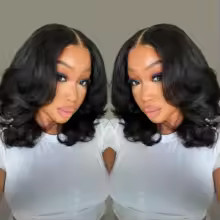 10inch Bob Wig Human Hair 13×4 Frontal Lace Wig Body Wave HD Lace Front Wigs